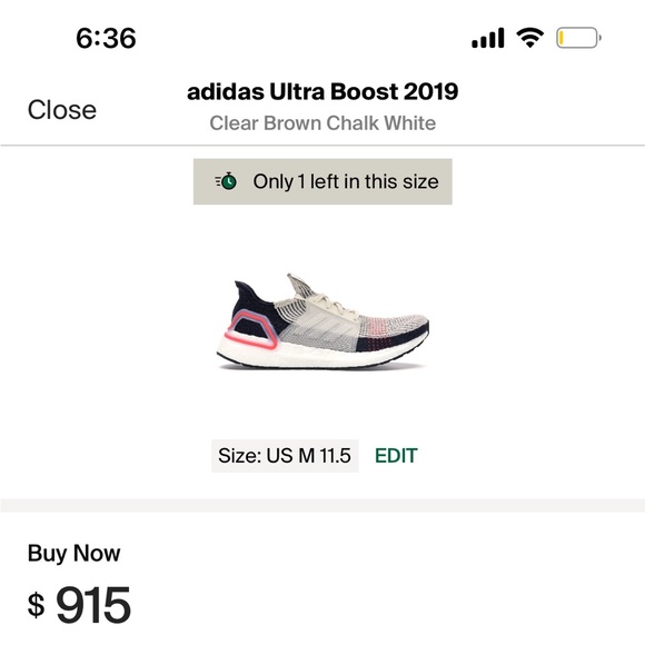 ULTRABOOST 19 'CLEAR BROWN - Picture 5 of 5